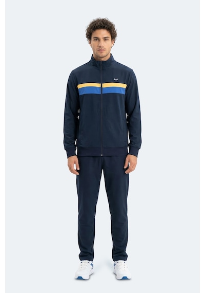 Slazenger Rencor Erkek Dik Yaka Fermuarlı Lacivert Sweatshırt