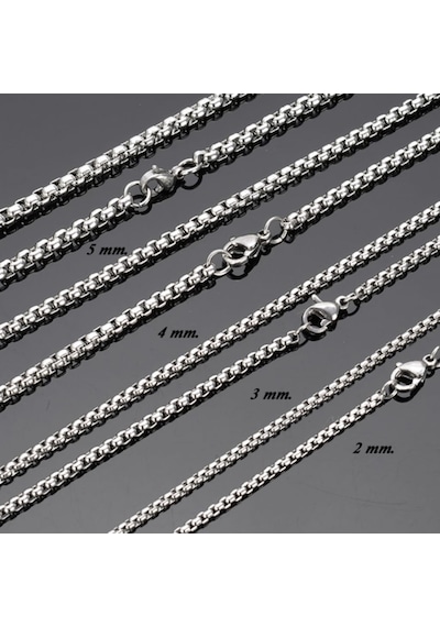 Chavin Gri 70 Cm. 5 Mm. Erkek Çelik Zincir Dr22 (478252811) Beyaz