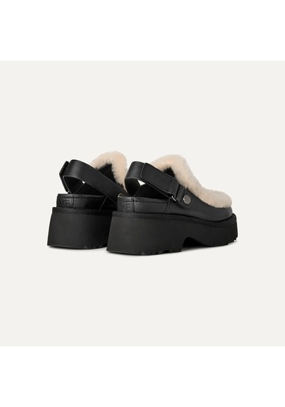 Sandalet Kadın 1171507 Ugg W Esmee Leather Clog Black Siyah