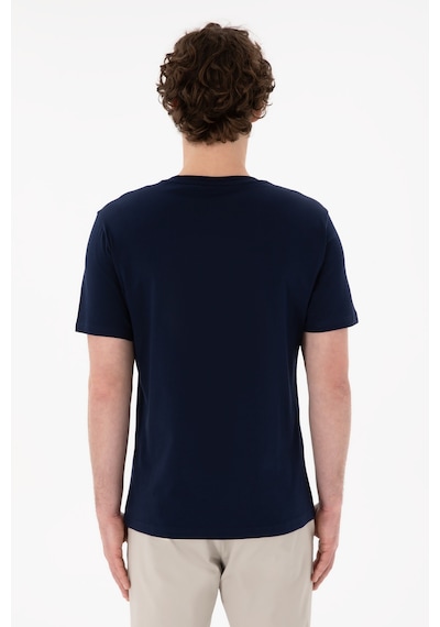 U.S. Polo Assn. Erkek Regular Fit Bisiklet Yaka Lacivert Basic Tişört 50305924-VR033 U.S. Polo Assn. Erkek Regular Fit Bisiklet Yaka Lacivert Basic Tişört 50305924-VR033