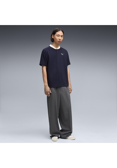 Puma Class Relaxed Material Erkek Lacivert Günlük Stil T-shirt 69430206 Mavi