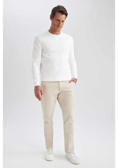 Defacto Regular Fit Bisiklet Yaka Kalın Basic Düz Sweatshirt T3777az23auwt34 BEYAZ Beyaz Defacto Regular Fit Bisiklet Yaka Kalın Basic Düz Sweatshirt T3777az23auwt34 BEYAZ Beyaz