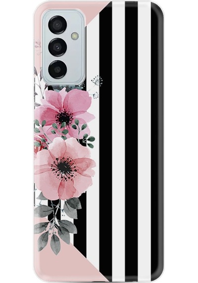 Samsung Galaxy Uyumlu A04S Kilif Resimli Silikon Flowers 4 1390 556613192