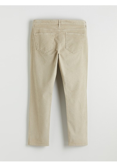 Lcwaıkıkı Classic Bej Standart Kalıp Kadife Erkek Chino Pantolon