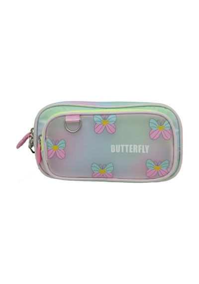 Chımola Butterfly Yeşil-pembe Kalem Çantası K Çok Renkli