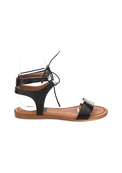Fox Shoes Siyah Kadın Sandalet B548397509