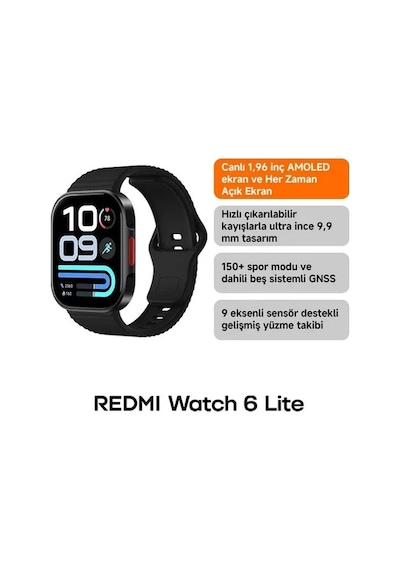 Xiaomi Redmi Watch 6 Lite Akıllı Saat (Xiaomi Türkiye Garantili)