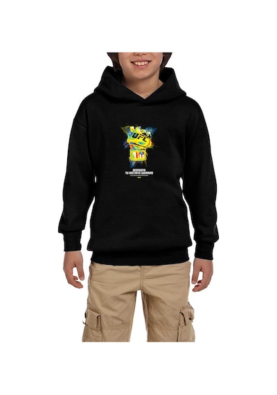 Zepplin Giyim UFC Despierta Tu Imstimo Guerrero Siyah Çocuk Kapşonlu Sweatshirt Siyah