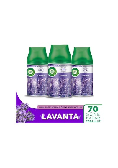 Air Wick Oda Kokusu Freshmatic Makine Yedek Spreyi Lavanta 3x250ml Lavanta