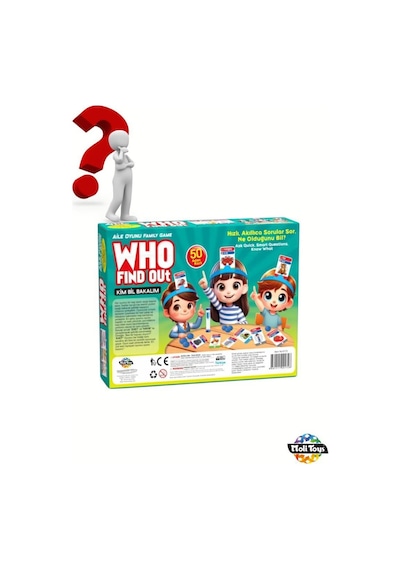 Moli Toys Molitoys Kim Bil Bakalım Bilgi Ve Zeka Oyunu Find Out Who