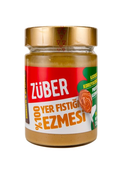 5 Adet Züber %100 Fıstık Ezmesi 315 G