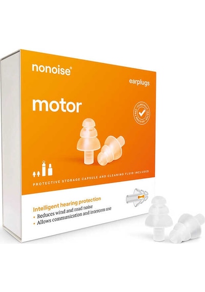 Nonoıse Moto Kulak Tıkacı Şeffaf