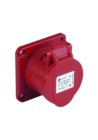 Tp Electric 3122 321 1670 4x16A Ip44 Makine Prizi Düz 70x70