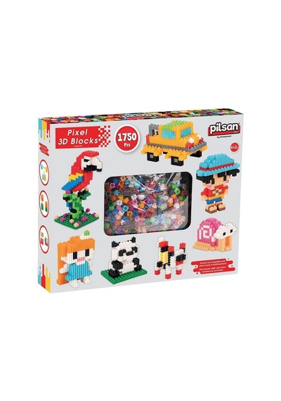 03 616 Pixel 3d Bloklar 1750 Parça -pilsan Oyuncak