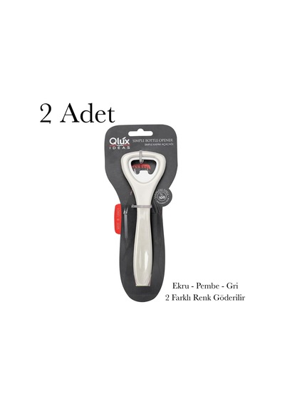 2 Adet Açacak Şişe Açacağı Metal Aksam Paslanmaz Çeliktir 2 Farklı Renk Gönderilir Diğer