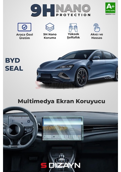 S-dizayn Byd Seal Awd 15.6 İnç 9h Nano Multimedya Ekran Koruyucu Parlak 2024 Üzeri A+ Kalite