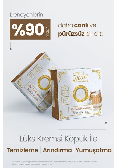 Tala Cilt Arındırıcı Besleyici ve Yumuşatıcı Doğal Keçi Sütlü Sabun 150 G