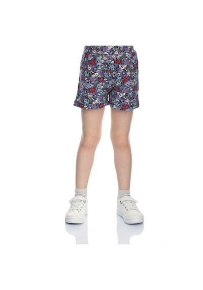 Lovetti Kız Çocuk Cottage Garden Desen Cepli Şort 8977 Çok Renkli