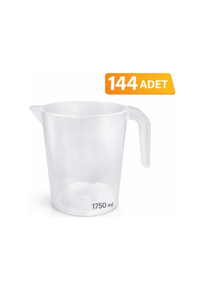 Wespa Şeffaf Maşrapa 144 Adet X 1750 Ml Banyo, Mutfak Ve Temizlik İçin Uygun