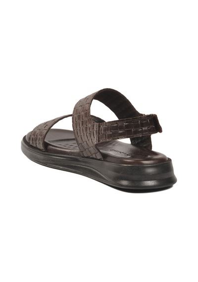 Pierre Cardin Kahve Lastikli Hafif Erkek Günlük Sandalet Pc-7334 M Kahve