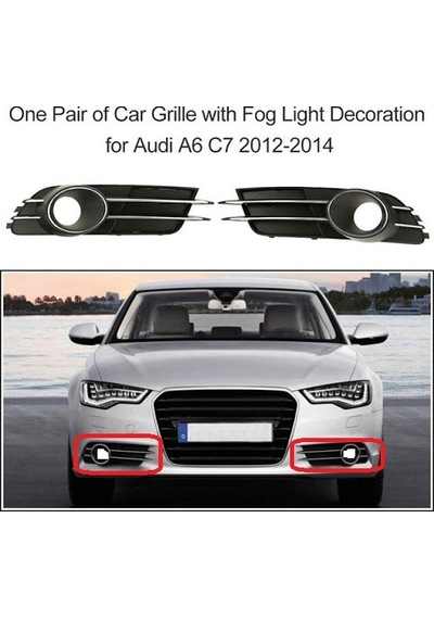 Audi A6 Sol Şoför Tarafı 2011 - 2014 Arası Sis Kapağı - Sis Çerçevesi