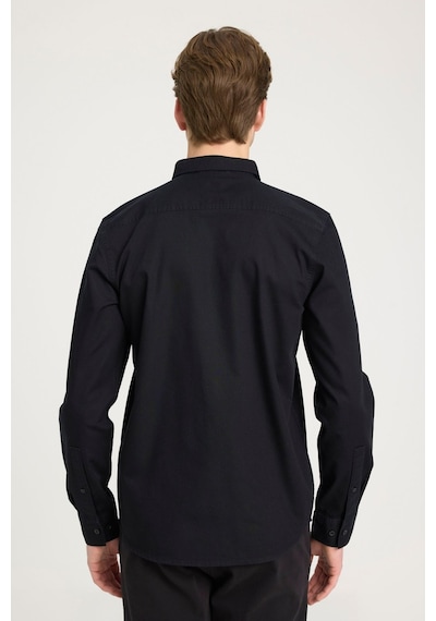 Wrangler Regular Fit Normal Kesim Düz Cepli Pamuk Gömlek - W241464 001