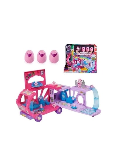Hatchimals Colleggtibles Dönüşen Rainbow-Cation Karavan Oyuncak