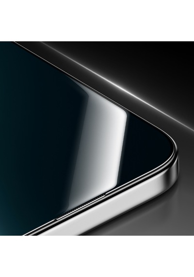 Apple Uyumlu iPhone 16 Pro Max Benks Glass Warrior Hd 0.3mm Kenarları Güçlendirilmiş Cam Ekran Koruyucu Aparatlı