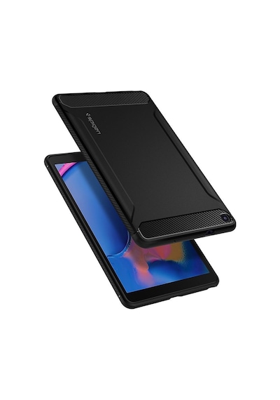 Spigen Galaxy Uyumlu Tab A 8.0 2019 With S Pen Sm-p200/p205 Models Only Rugged Armor Black