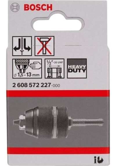 Bosch SDS-Plus Anahtarsız Uç Takma Mandreni 1.5-13 MM