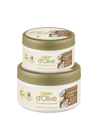 Dalan D Olive Vitamin Kompleks Hindistan Cevizi Canlandırıcı Bakım Kremi 250 Ml + 150 Ml