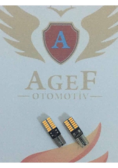 T10 Led Ampul 24 Smd Turuncu 12v