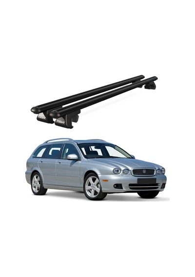 Venüs Jaguar X-type Sw 2004-2009 Uyumlu Siyah Ara Atkı Port Bagaj Tavan Barı