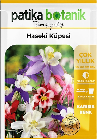 Patika Botanik 100 Adet Haseki Küpesi Çiçek Tohumu