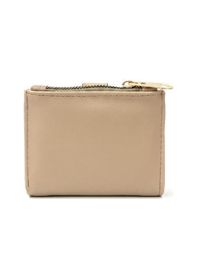 Sanmorris Minimalist Tasarım Çıtçıtlı Kadın Cüzdan Ve Kartlık Kum