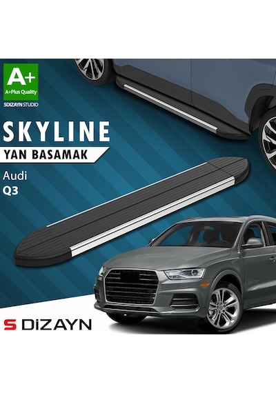 S-dizayn Audi Q3 8u Skyline Krom Yan Basamak 173 Cm 2011-2018 A+ Kalite