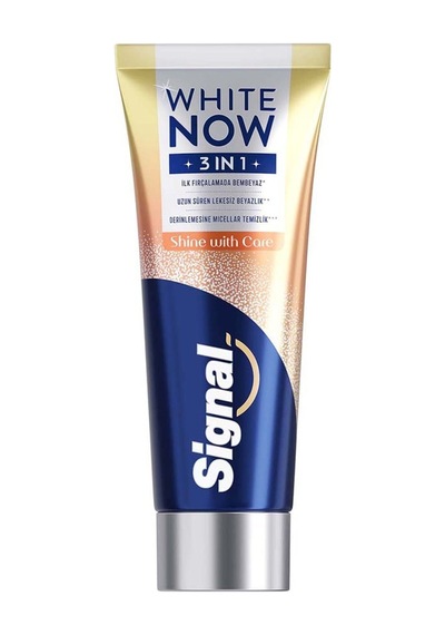 Signal White Now 3ın1 Shine Diş Macunu 75 Ml - 6 Adet Tarı