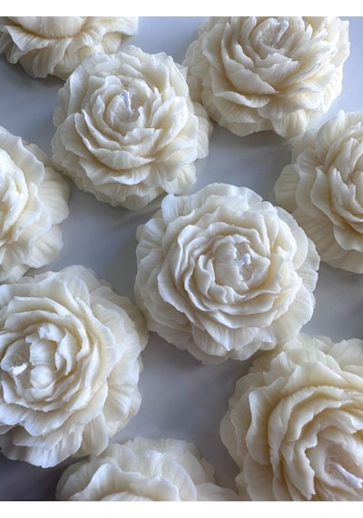 Bernami Mumluk Şamdanpinterest Kokulu 3' Lü Şakayık Mum Diğer