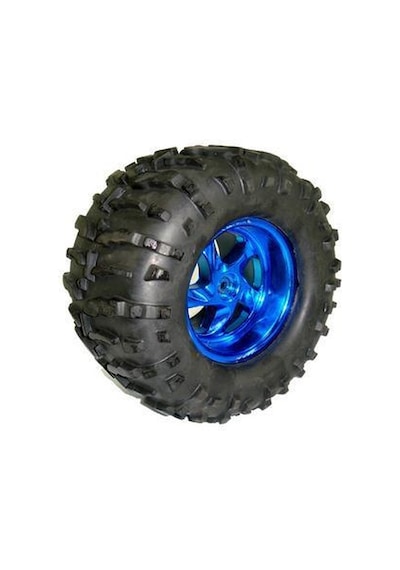 Robotistan Büyük Arazi Tekerleği 125 Mm X 58 Mm - Mavi
