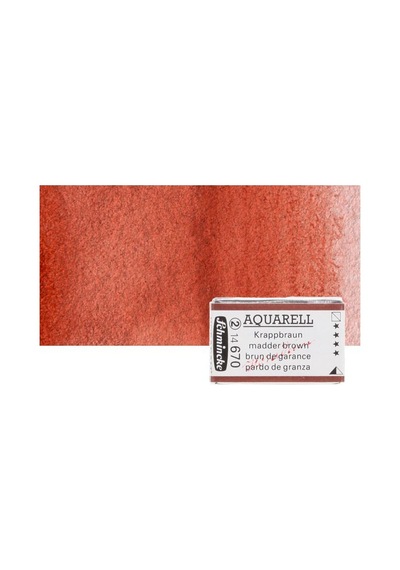 Schmincke Horadam Aquarell 1/1 Tablet 670 Madder Brown Seri 2