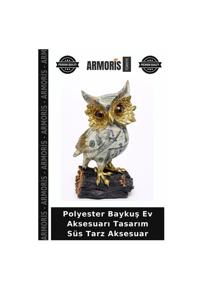 Polyester Baykuş Ev Aksesuarı Tasarım Süs Tarz Aksesuar