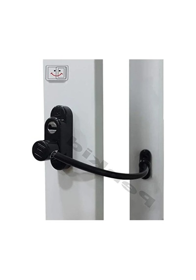Kablolu Pvc Pencere Kilidi - 20 Cm, 500 Kg Güç Dayanıklılığı