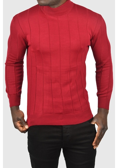 Deepsea Erkek Bordo Slim Fit Likralı Tüylenme Yapmayan Yarım Balıkçı Çizgili Triko Yarım Boğazlı Kazak 2505503 Bordo Deepsea Erkek Bordo Slim Fit Likralı Tüylenme Yapmayan Yarım Balıkçı Çizgili Triko Yarım Boğazlı Kazak 2505503 Bordo