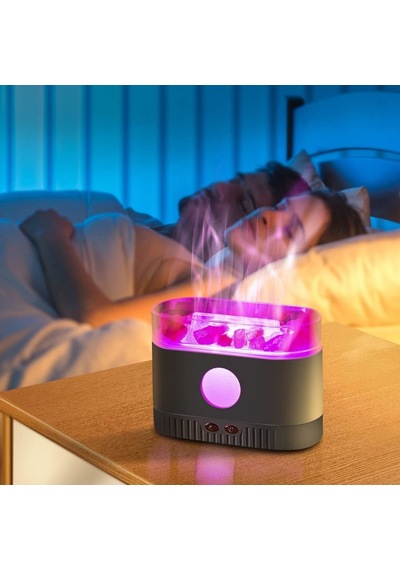 BUFFER® Himalaya Tuzlu Renkli Led Aydınlatmalı Hava Nemlendirici BUFFER® Himalaya Tuzlu Renkli Led Aydınlatmalı Hava Nemlendirici