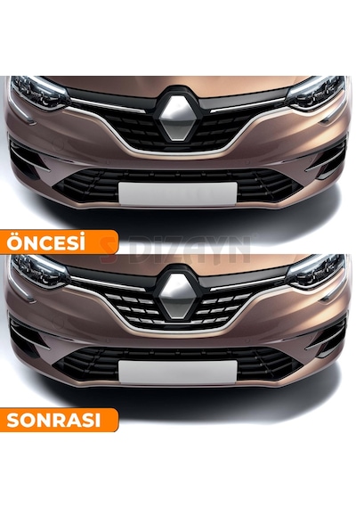 S-Dizayn Renault Megane 4 Krom Ön Panjur 5 Prç. 2020 Üzeri