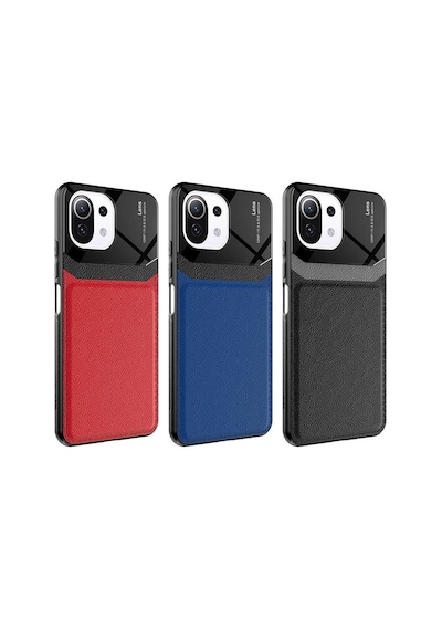 Xiaomi Mi 11 Lite Kılıf Zore Emiks Kapak Lacivert