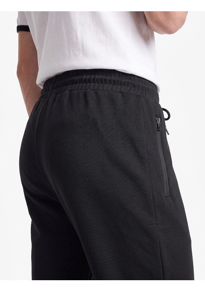 Koton Pamuklu Straight Fit Fermuarlı Cepli Spor Eşofman Altı Lacivert 7wam40043nk