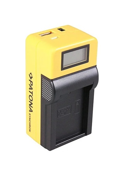 Patona Senkron Lcd Ekranlı Usb Şarj Cihazı Canon Lpe17 Için