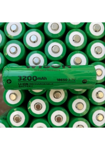 Wison Ws-18650 3.7v 3200mah Li-ion Pil Çok Renkli