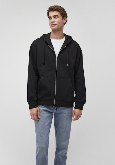Mavi - Kapüşonlu Fermuarlı Siyah Basic Sweatshirt 0s10277-900 Siyah